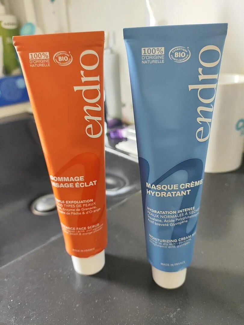 Endro Éclat & Confort Gesichts-Set Peeling+Maske