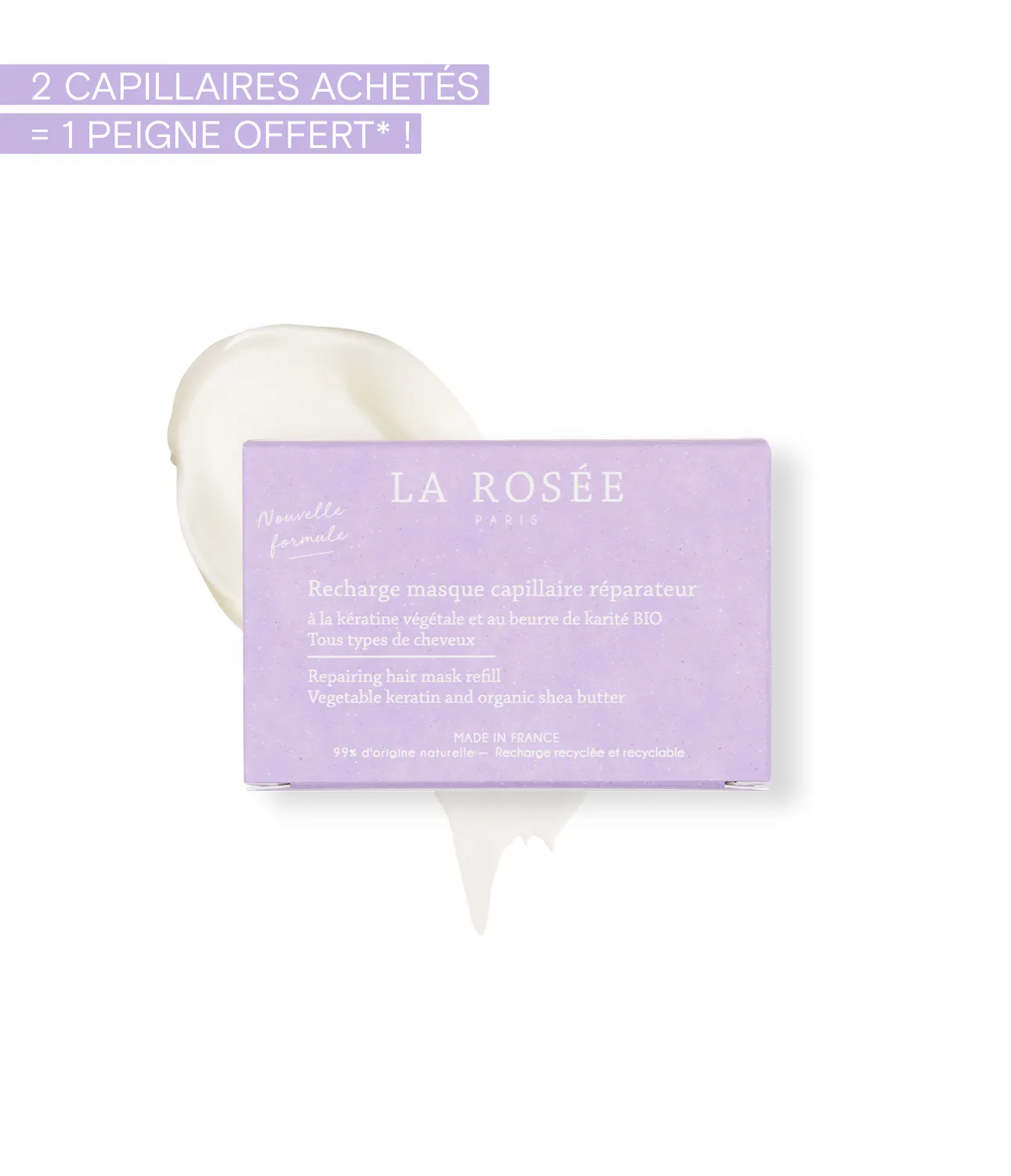 La Rosée Masque Capillaire Haarmaske Nachfüllung reparierend