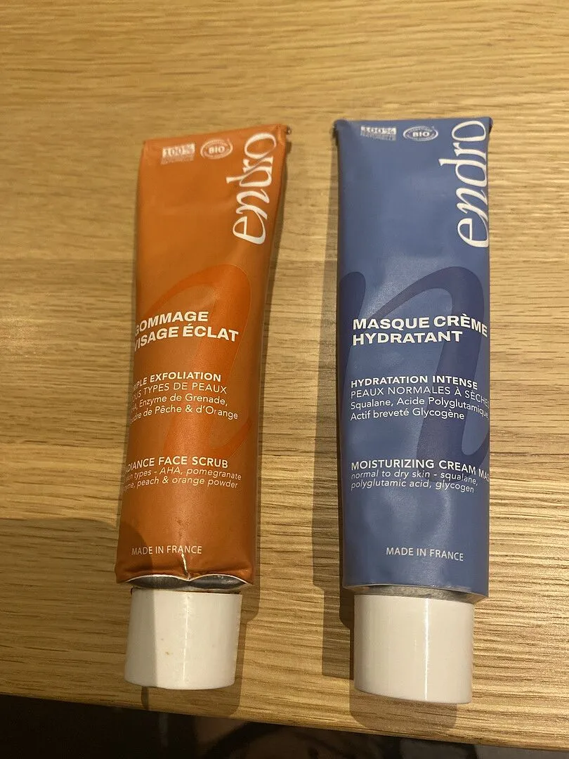 Endro Éclat & Confort Gesichts-Set Peeling+Maske