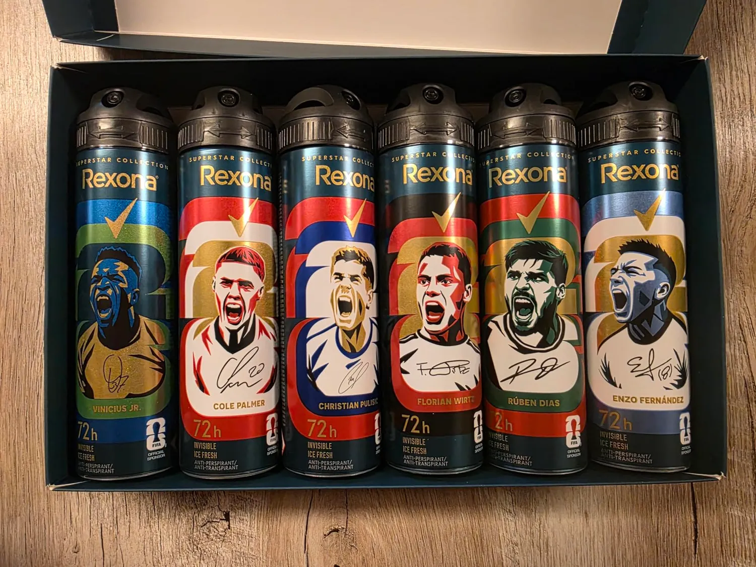 Rexona Men Cobalt Dry Deo Spray 6x150 ml MotionSense
