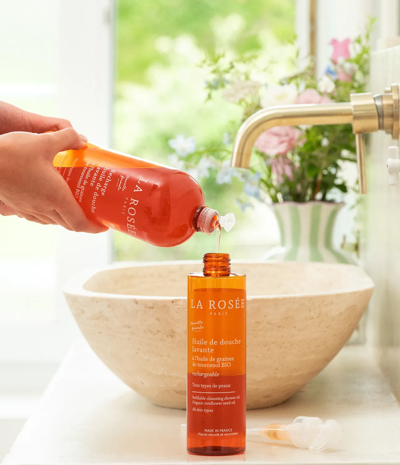 La Rosée Huile de douche Duschöl Nachfüllung