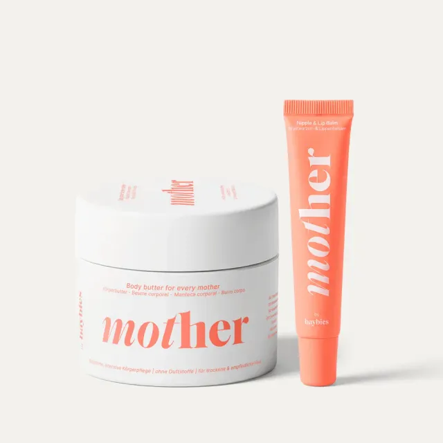 baybies mother Pflege Duo Körperbutter Balm lanolinfrei