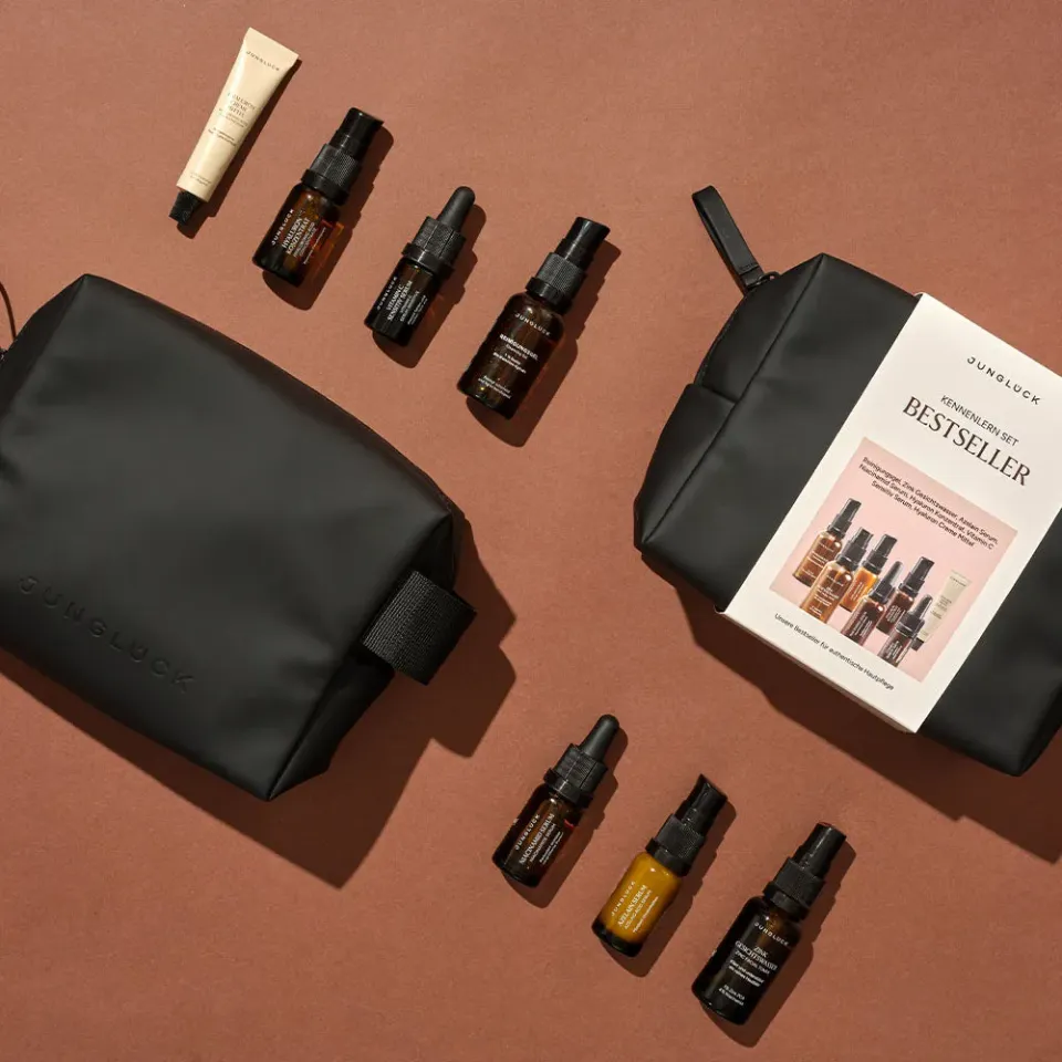 JUNGLÜCK Kennenlern Set Bestseller Gesichtspflegeset Set