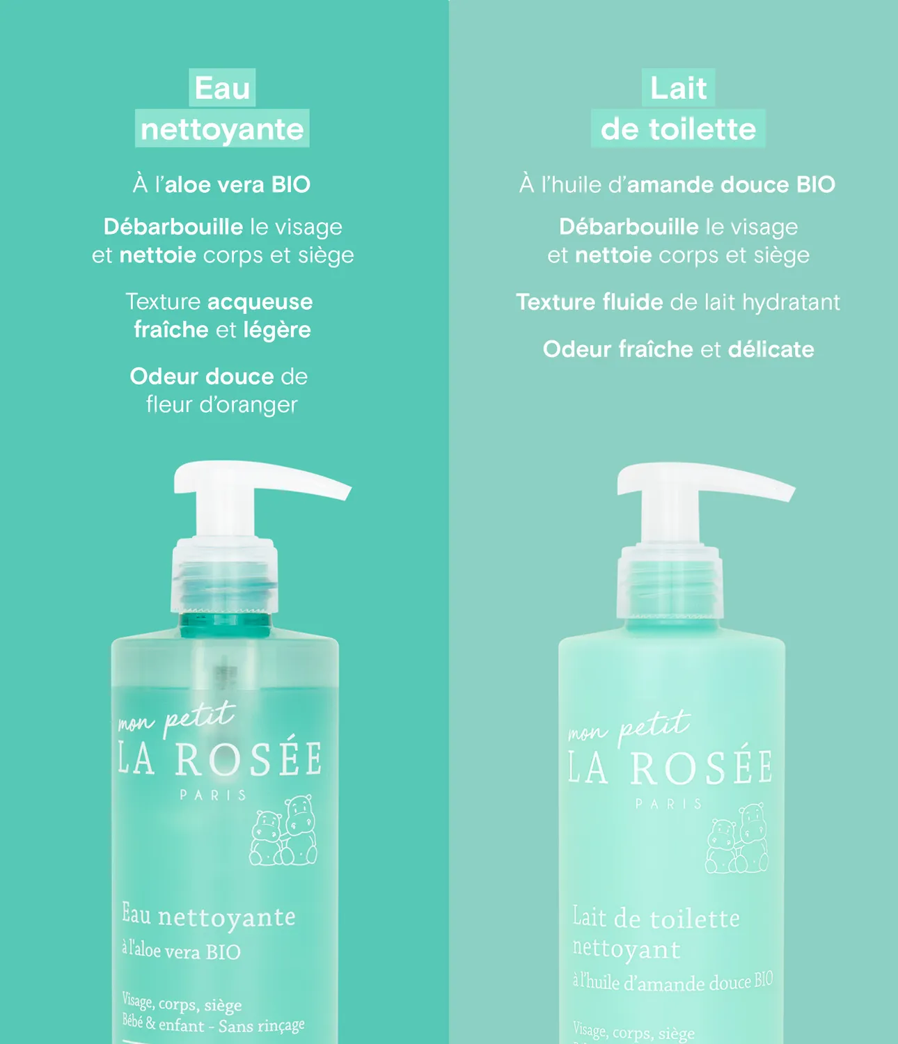 La Rosée Lait de Toilette Baby Reinigungsmilch ohne Duftstoffe