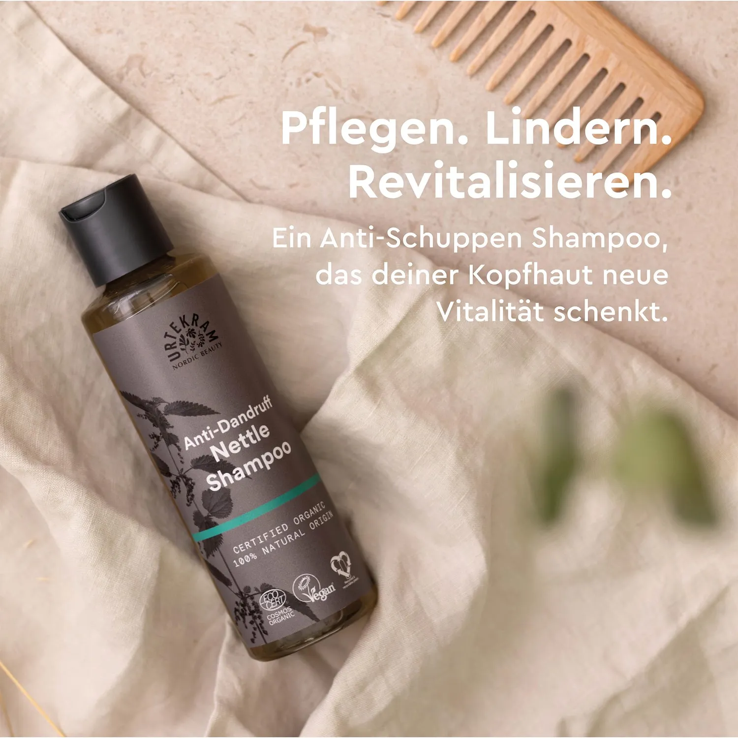 Urtekram Brennnessel Shampoo trockene Kopfhaut 250 ml Bio