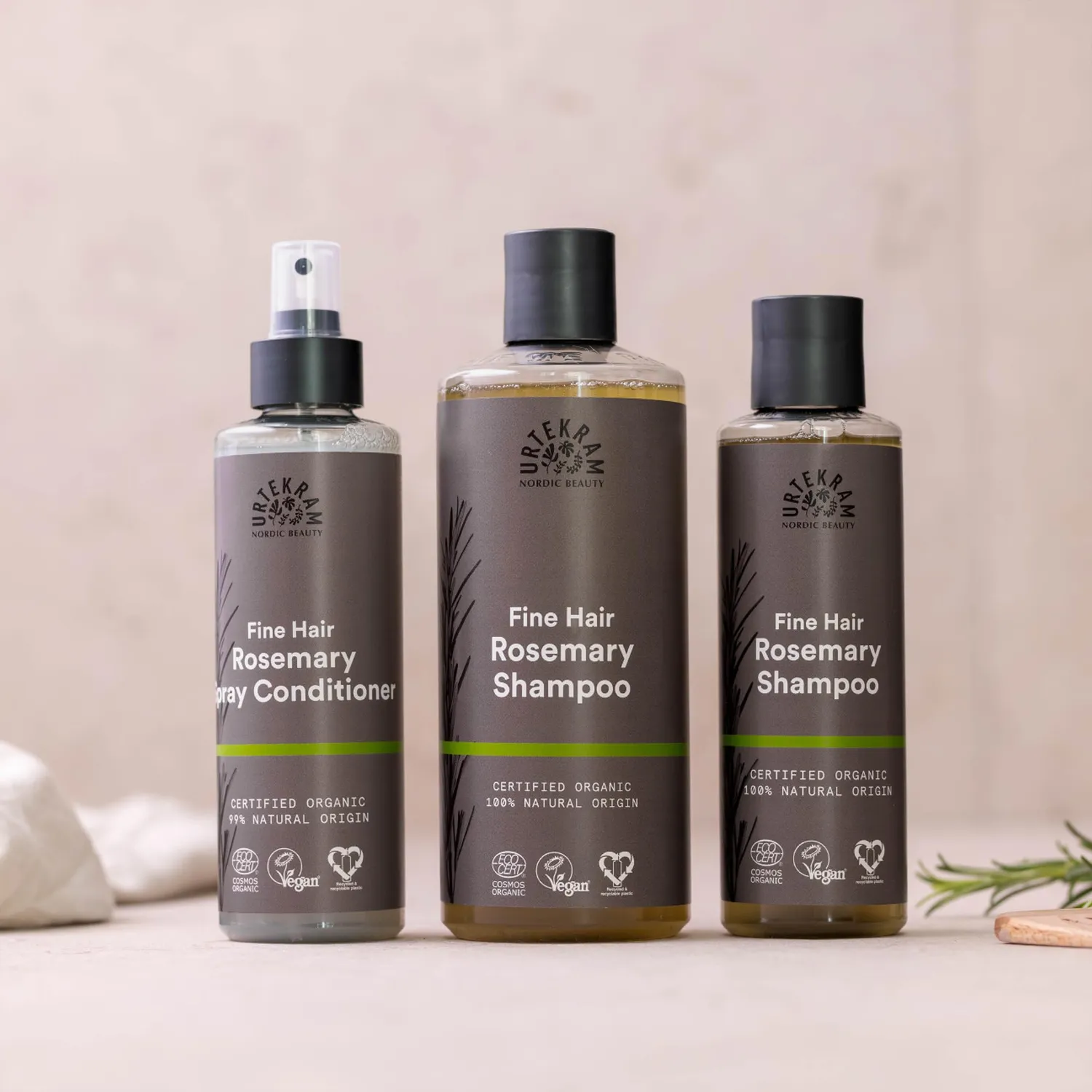 Urtekram Rosmarin Shampoo feines Haar 250 ml Volumen