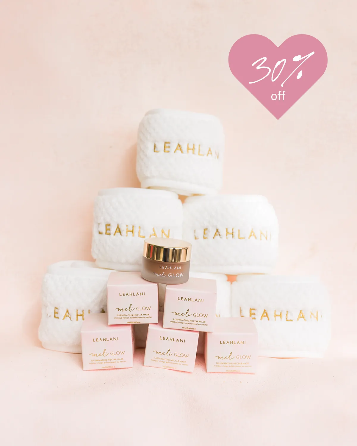 Leahlani The Honeys Bundle Geschenkset 6er Meli Glow Maske