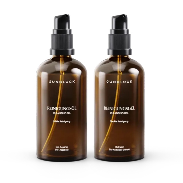 JUNGLÜCK Double Cleansing Kombi 1+1 Reinigungsset mild