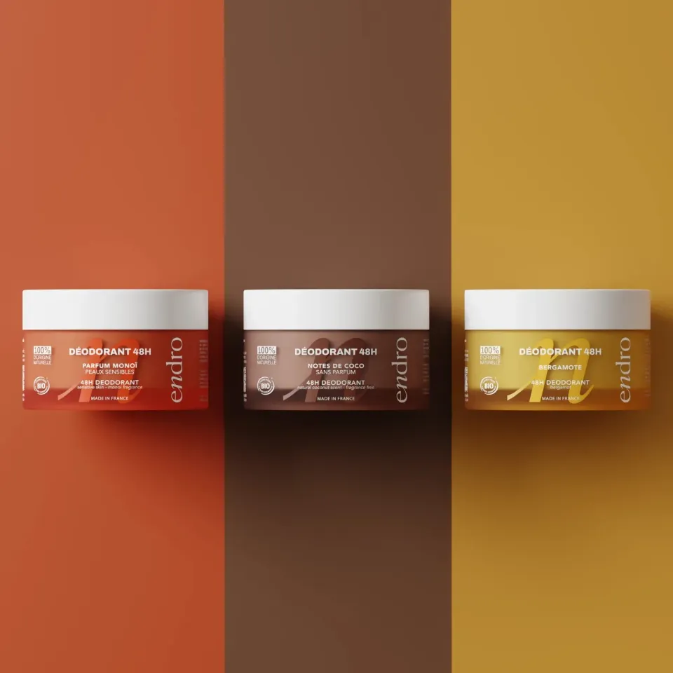 Endro Bestseller Deo Set feste Deodorants 3 Stück