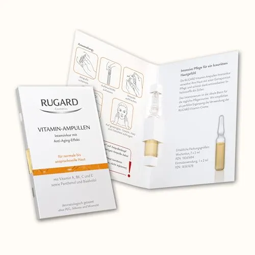 Rugard Vitamin-Ampullen 2 ml Anti-Aging Kur Gesicht