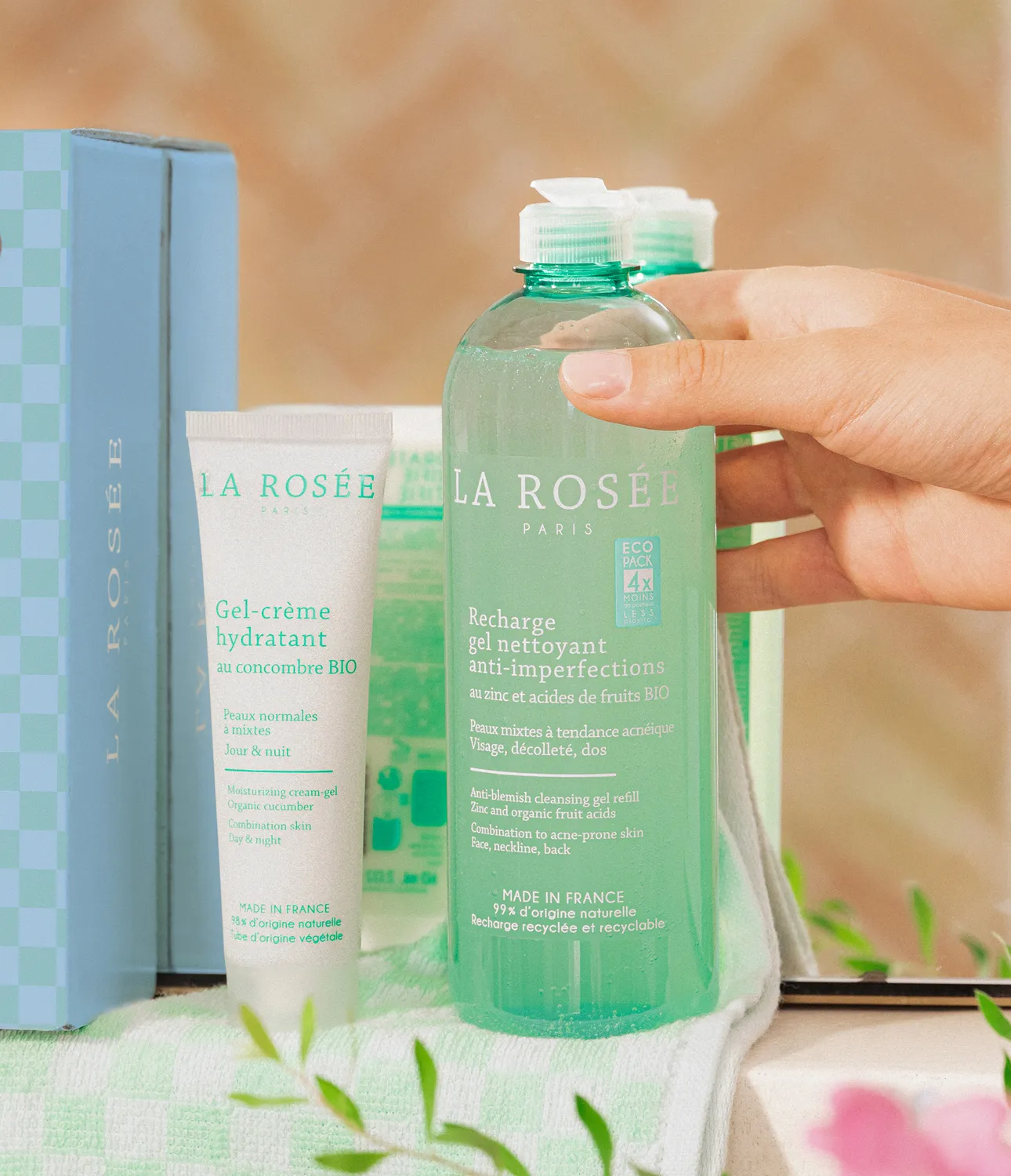 La Rosée Anti-Imperfections Gesichtspflege-Set unreine Haut