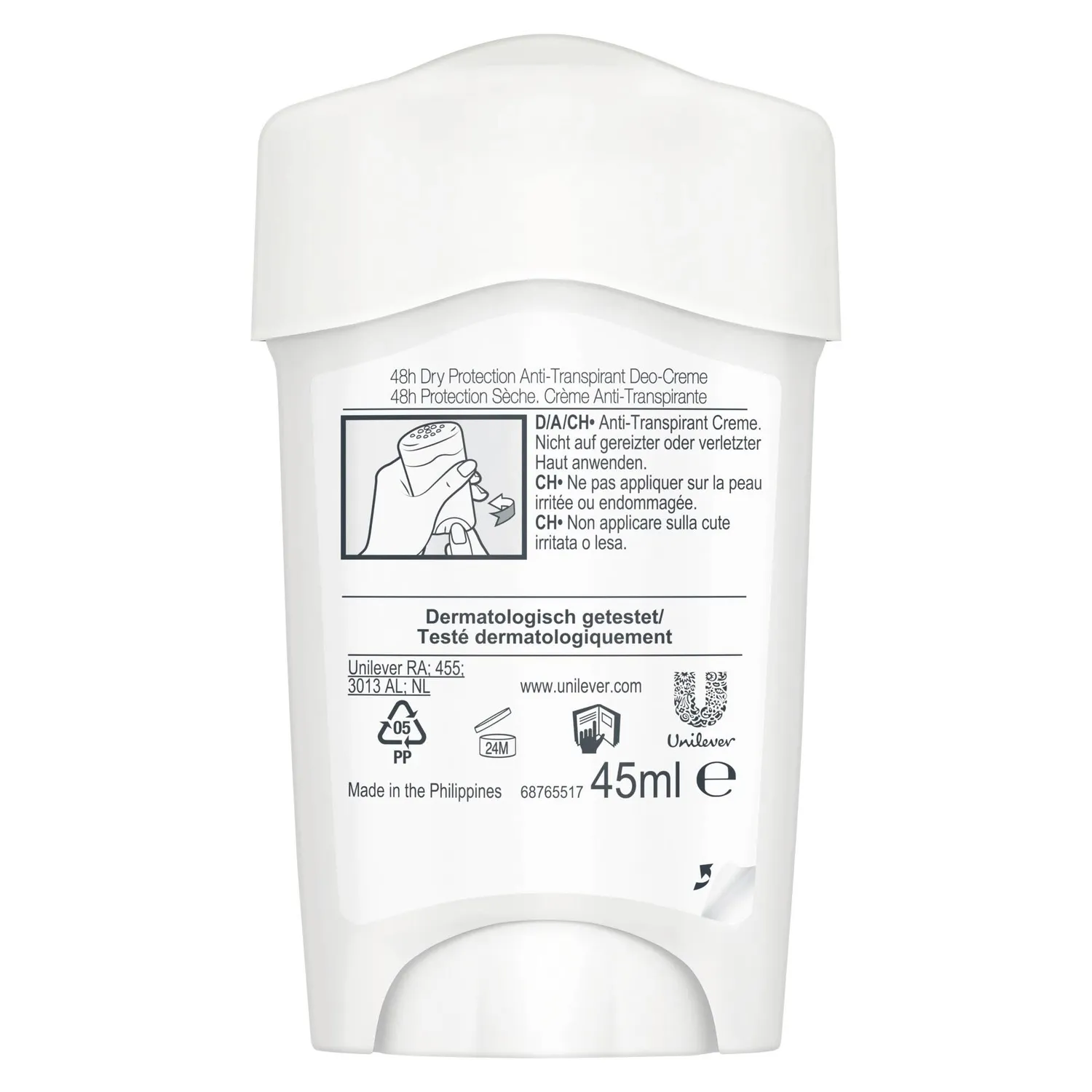 Rexona Maximum Protection Deo-Creme 45 ml Zitrus