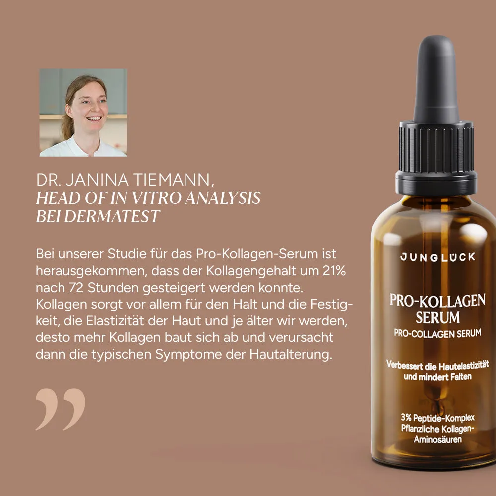 JUNGLÜCK Pro-Kollagen Serum 5 ml ohne Duftstoffe ölfrei