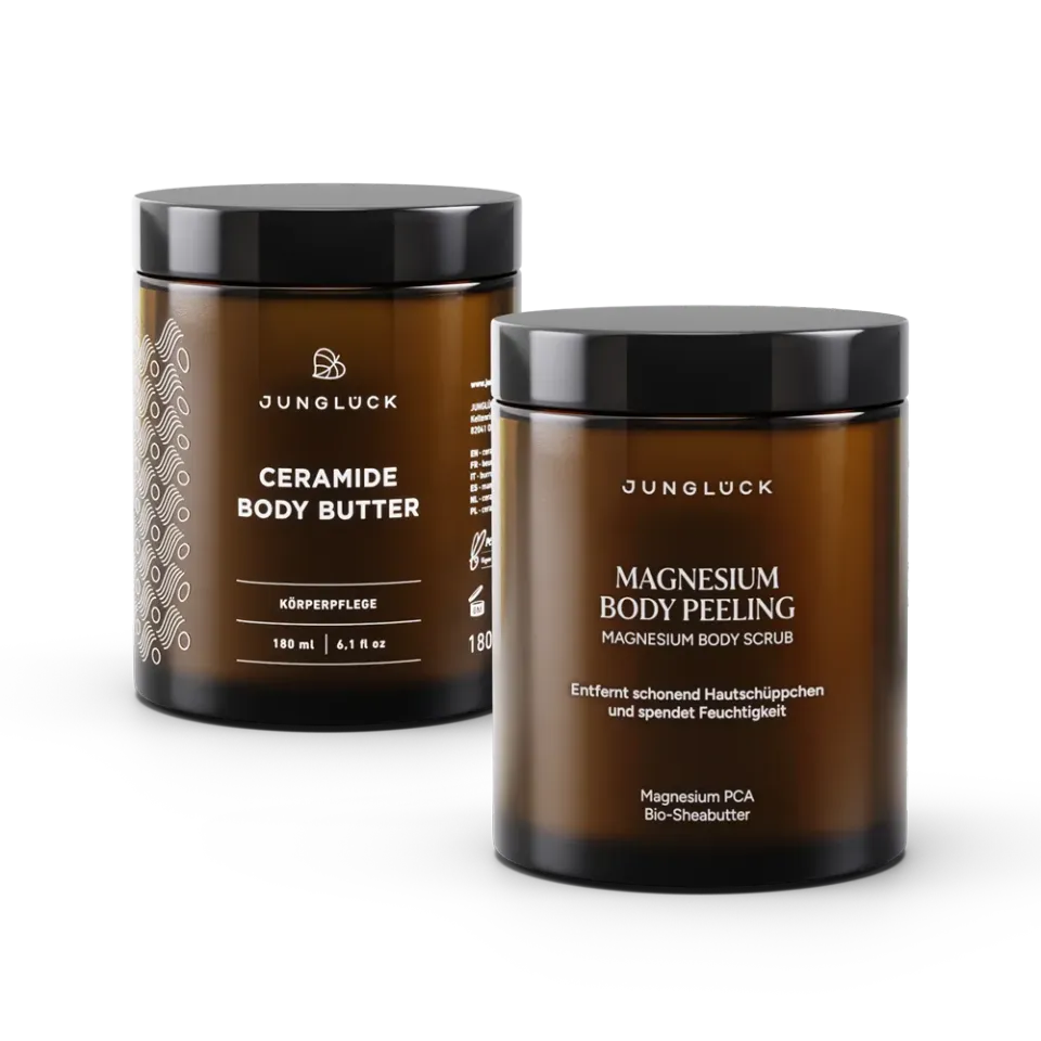 JUNGLÜCK Smooth Skin Kombi Körper-Set 1+1 für trockene Haut