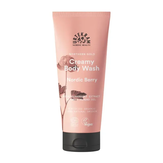 Urtekram Nordic Berry Body Wash Duschgel 200 ml Mandelöl