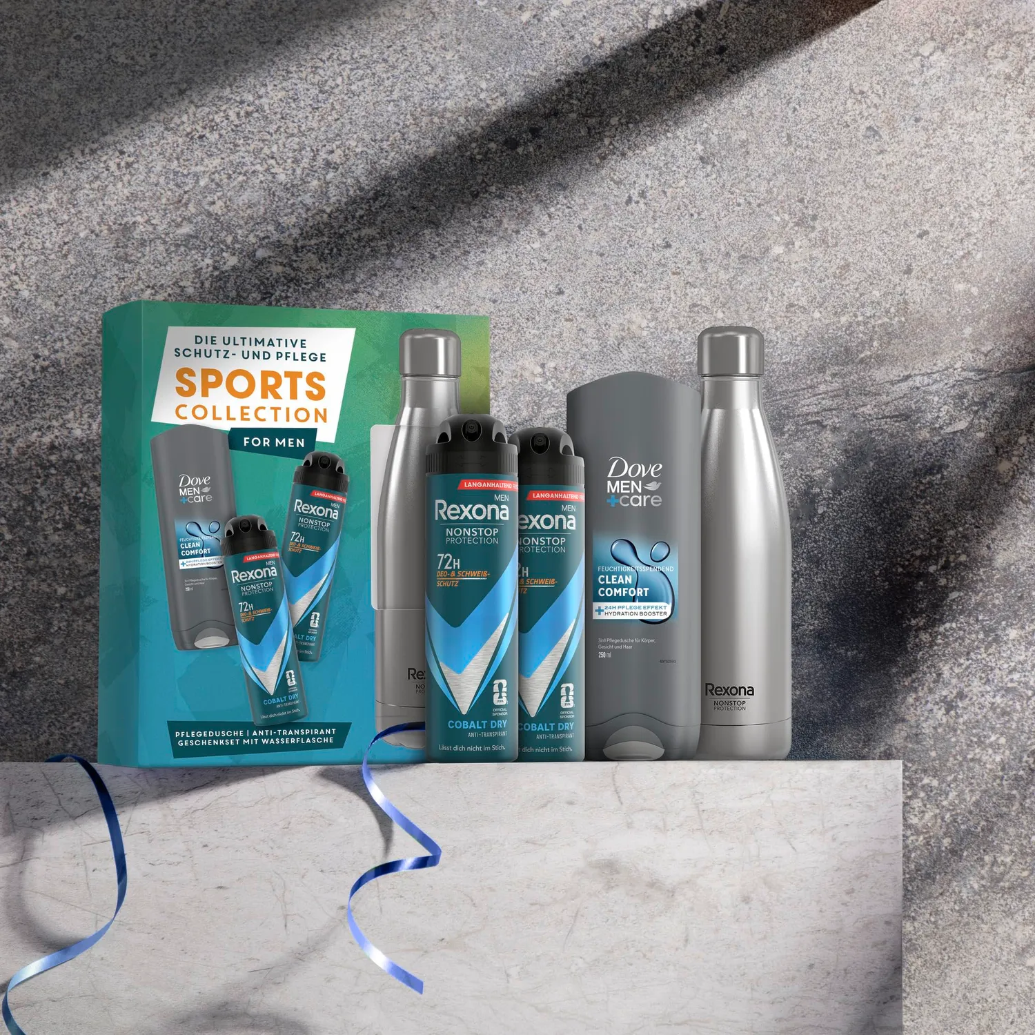 Rexona Sports Collection Geschenkset Männer mit Deo und Dusche