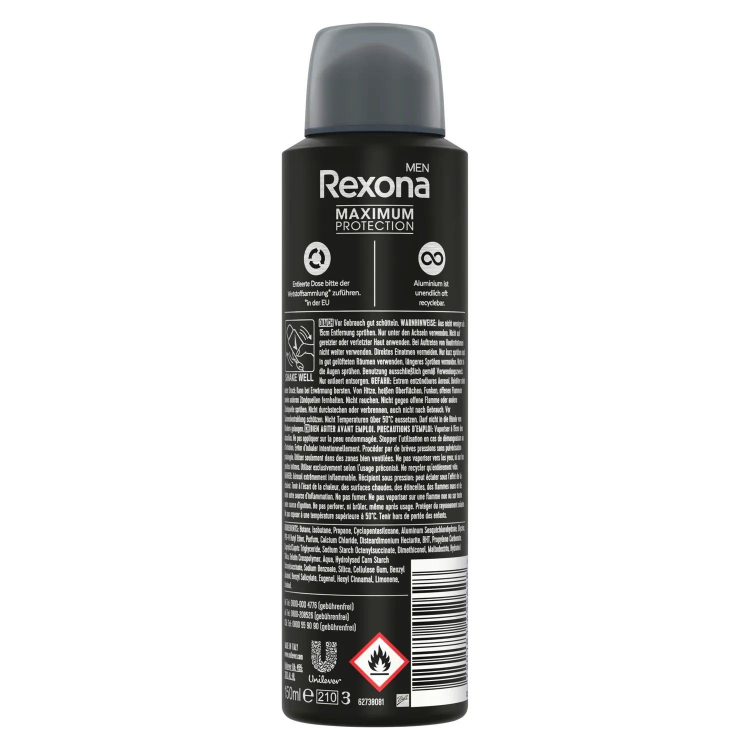Rexona Men Maximum Protection Deospray 150 ml Sport