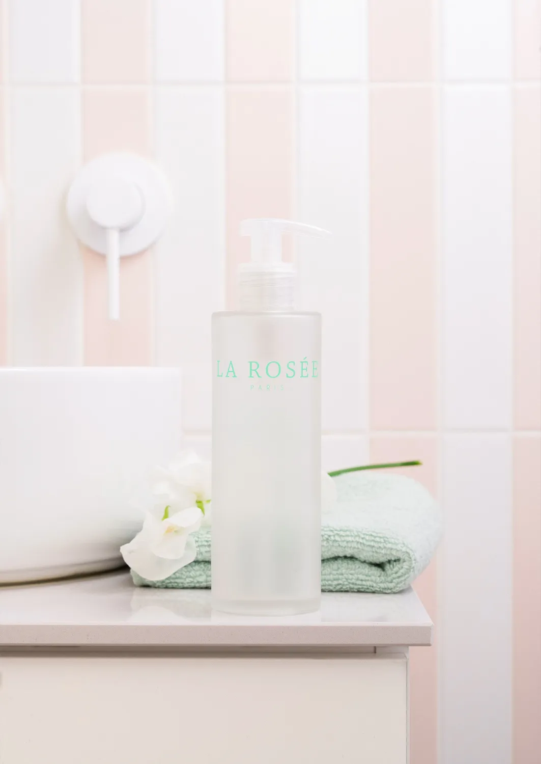 La Rosée Flacon Gel Nettoyant Glasflakon leer