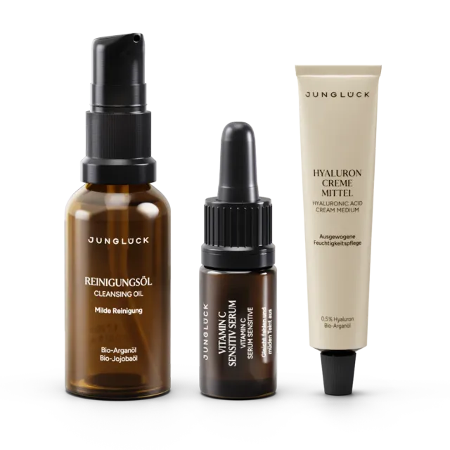 JUNGLÜCK Fahlen Teint Set Glow-Minis für strahlende Haut