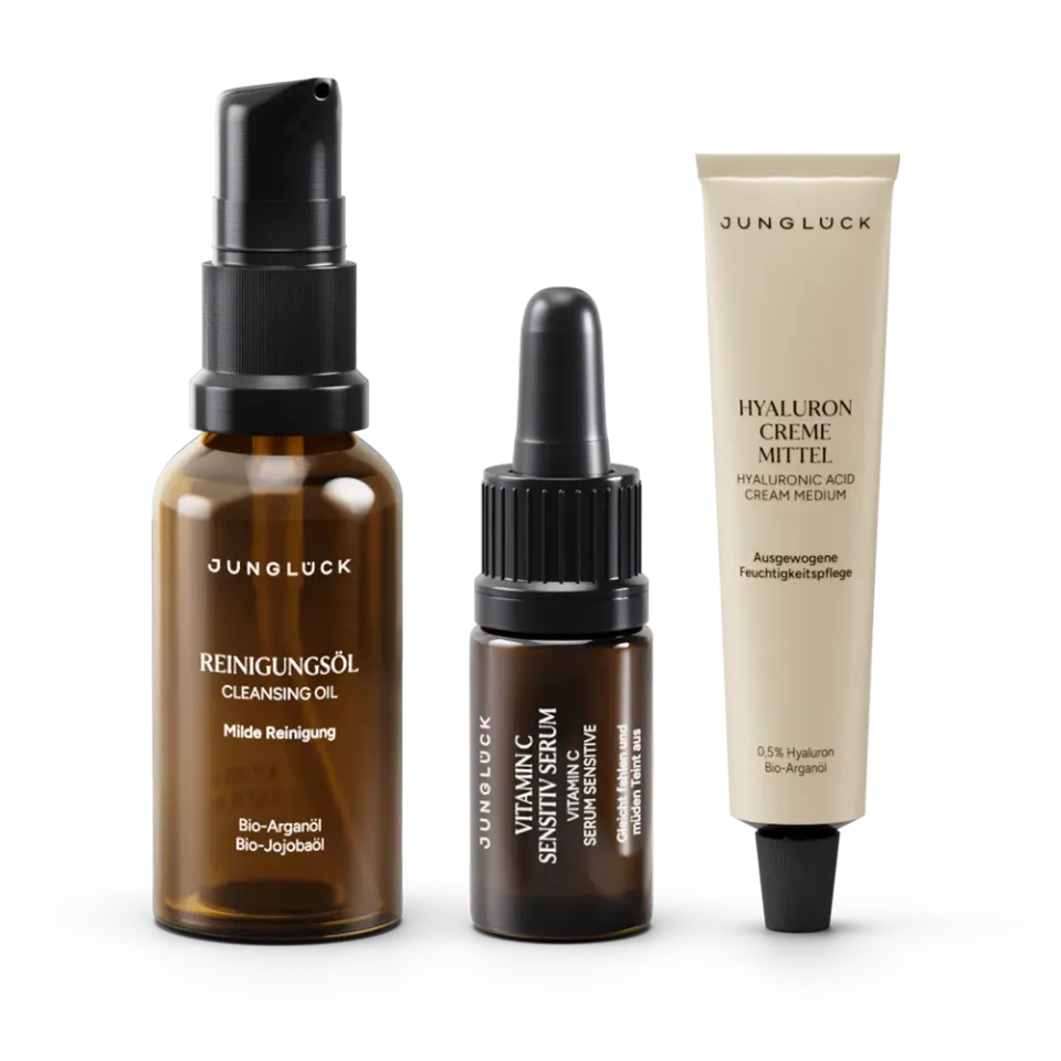 JUNGLÜCK Fahlen Teint Set Glow-Minis für strahlende Haut