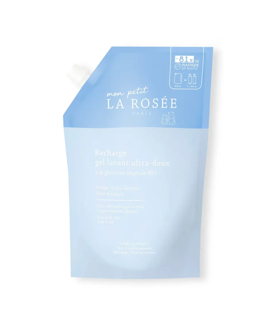 La Rosée Baby Waschgel Nachfüllung ultra-mild parfümfrei