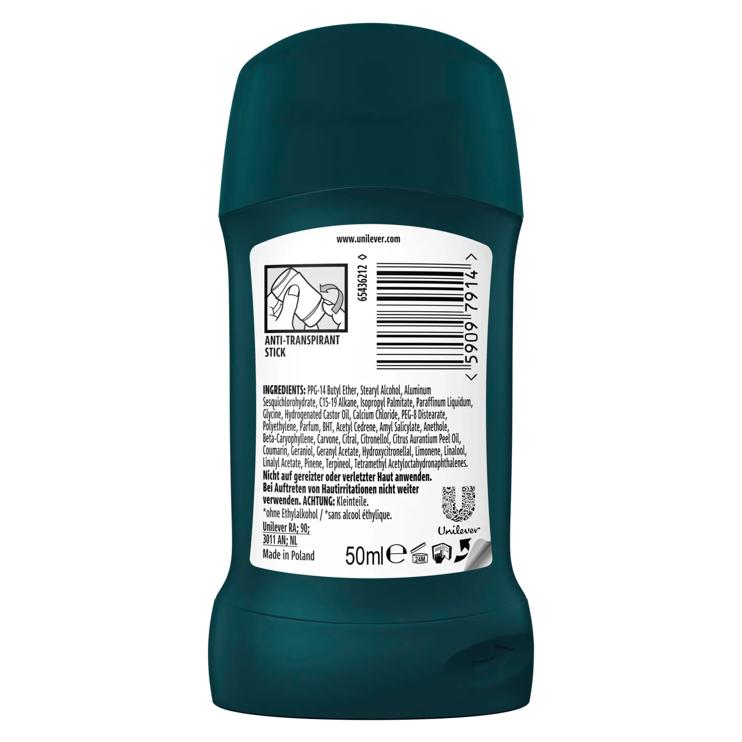 Rexona Men Cobalt Dry Deo Stick 50 ml 72h Schutz