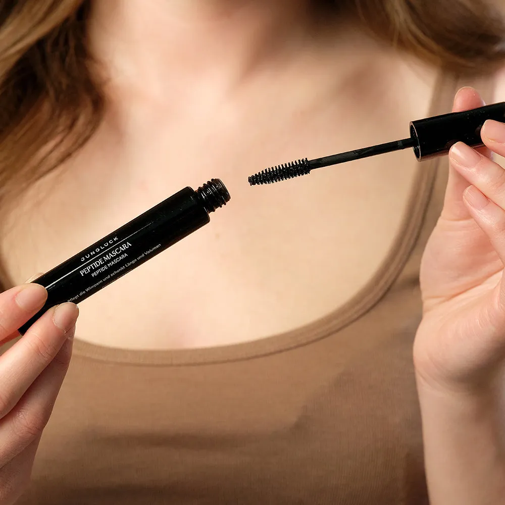JUNGLÜCK Peptide Mascara 8 ml lange dichte Wimpern