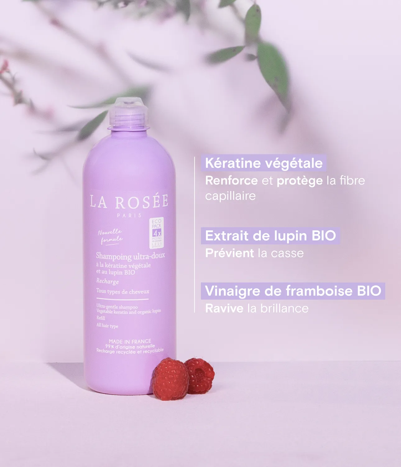 La Rosée Shampoing ultra-doux mildes Shampoo sensible Kopfhaut