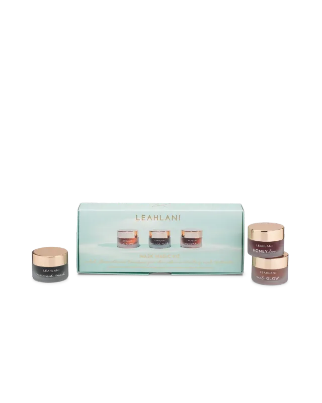 Leahlani Mask Magic Kit Gesichtsmasken 3x15ml Honig