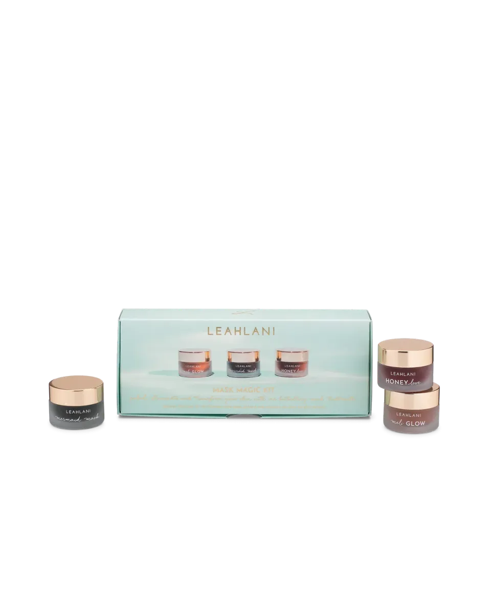 Leahlani Mask Magic Kit Gesichtsmasken 3x15ml Honig