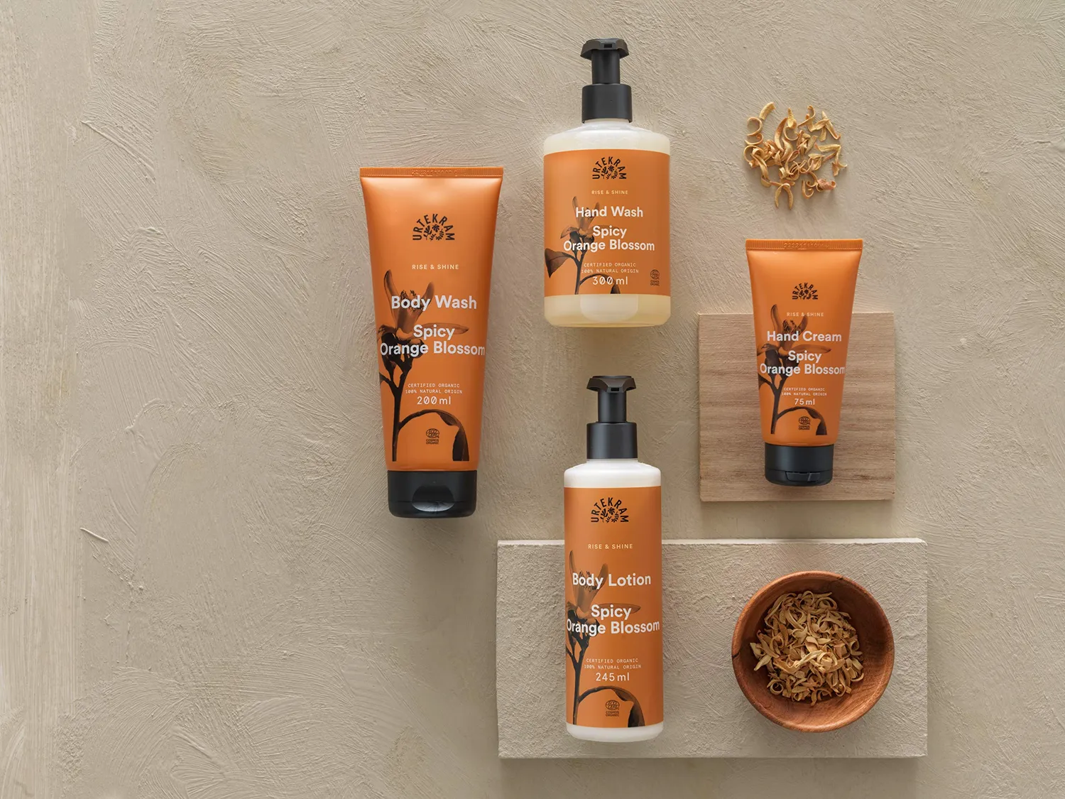Urtekram Rise & Shine Handcreme 75 ml Orangeblüte