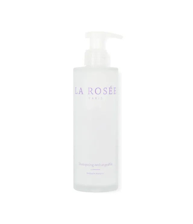 La Rosée Shampooflasche Glas nachfüllbar leer