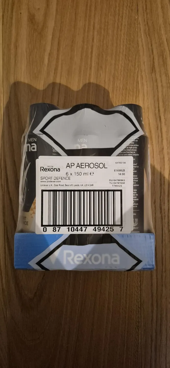 Rexona Men Invisible Deo Spray 6x150 ml Sport Defence