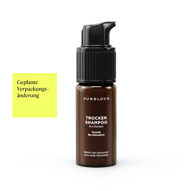 JUNGLÜCK Trockenshampoo für dunkles Haar 40 g ohne Duftstoffe