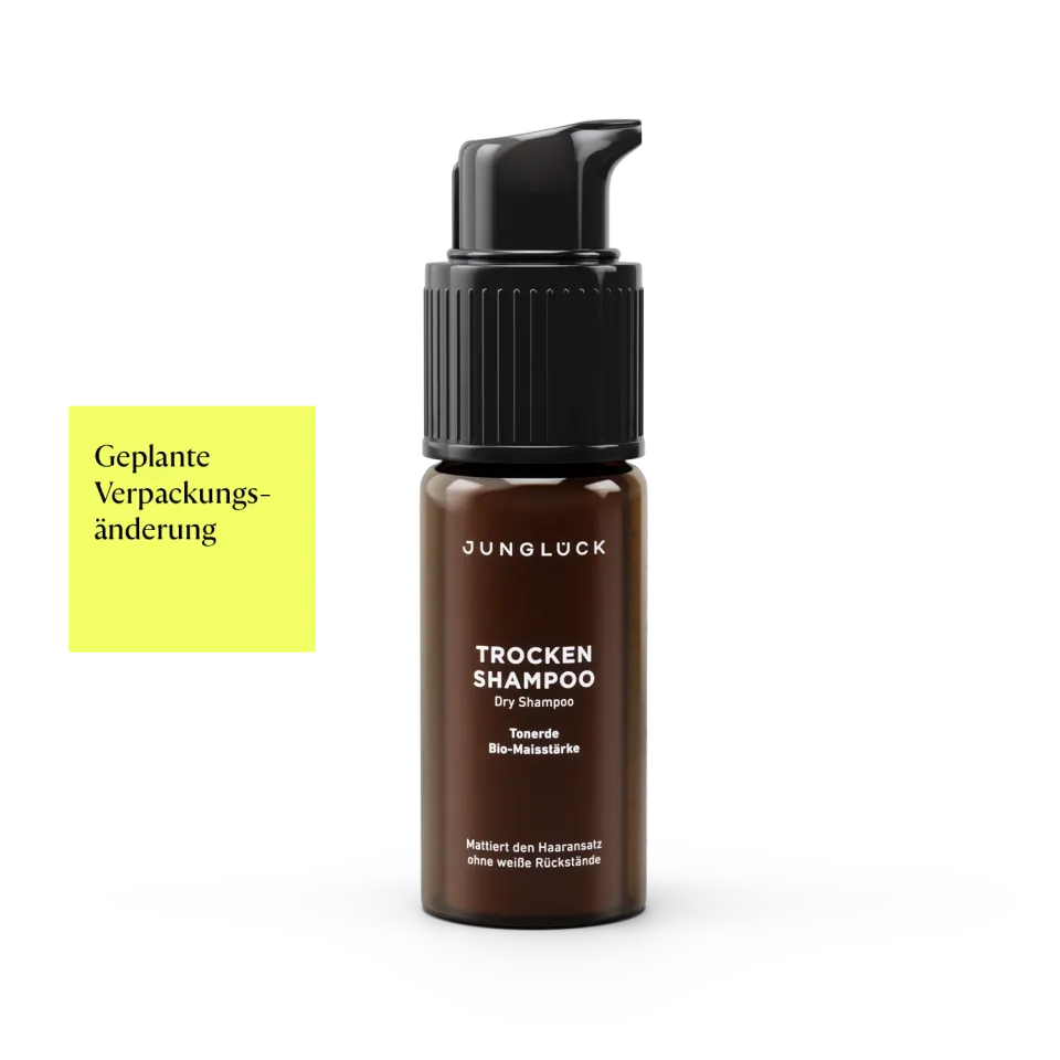 JUNGLÜCK Trockenshampoo für dunkles Haar 40 g ohne Duftstoffe