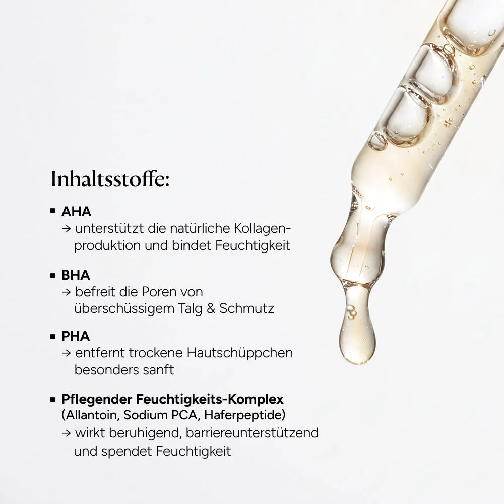 JUNGLÜCK Smoothing Peeling Serum 30 ml AHA BHA