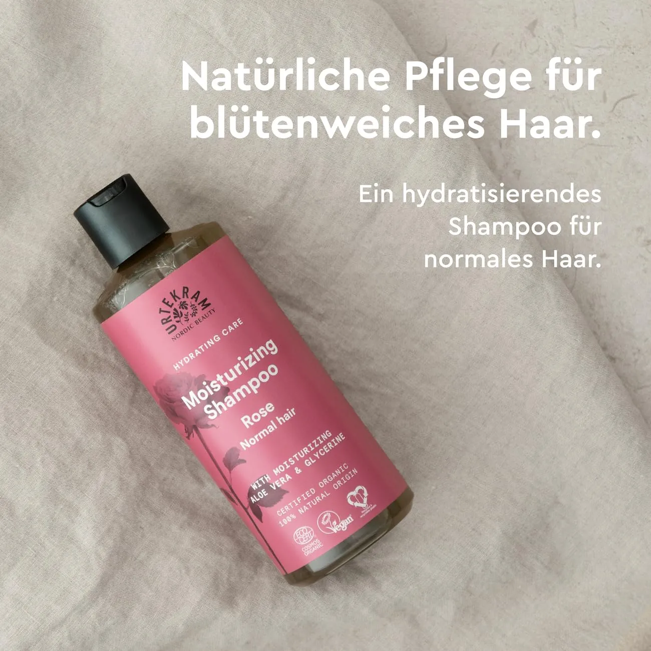 Urtekram Rose Shampoo 500 ml für normales Haar