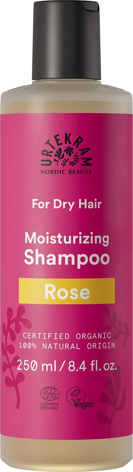 Urtekram Rose Shampoo 250 ml trockenes Haar Bio