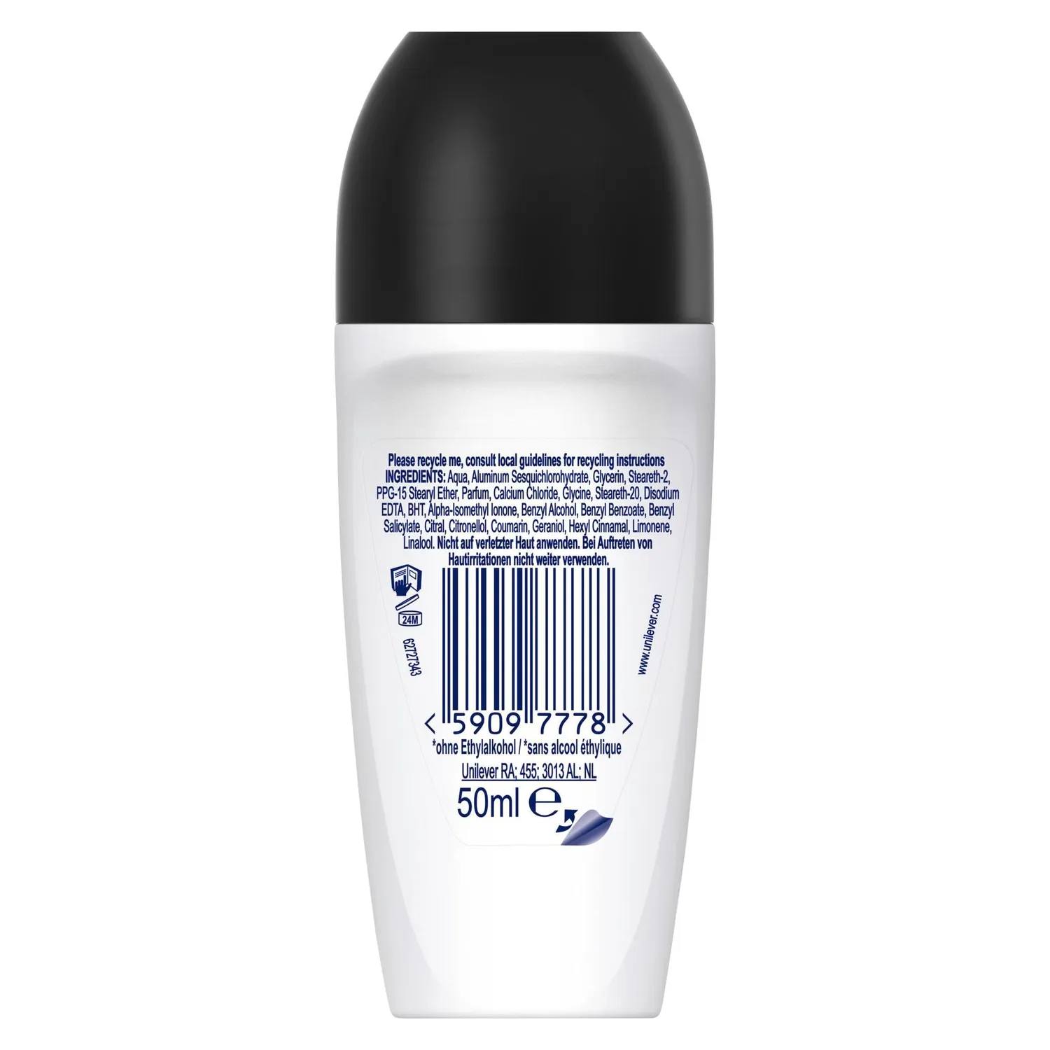 Rexona Nonstop Invisible Aqua Deo Roll-On 50 ml 72h