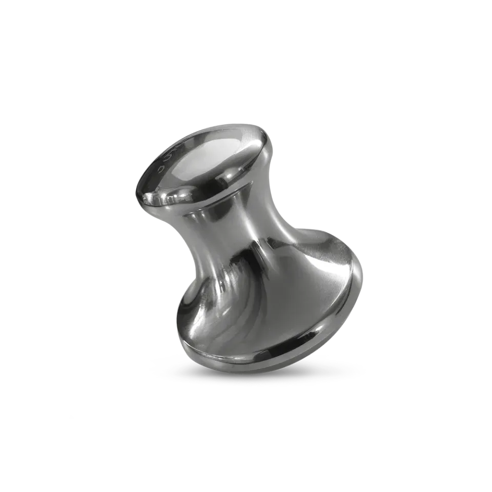 JUNGLÜCK Augen Gua Sha Edelstahl 1 Stück kühlend