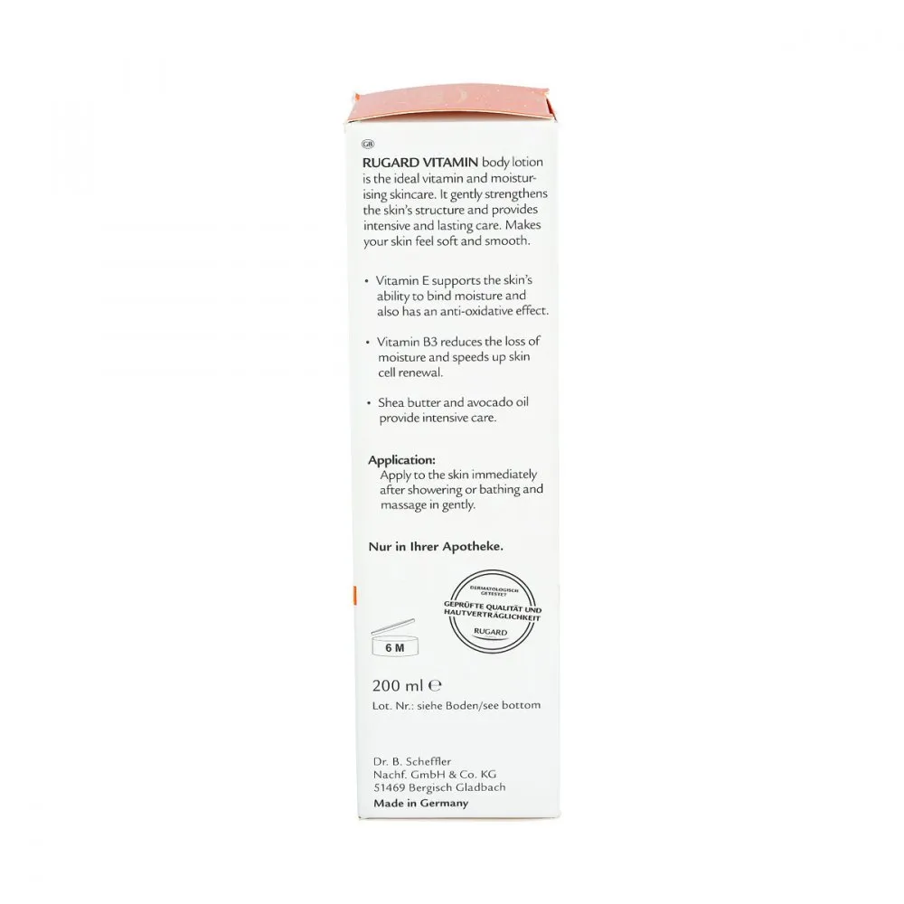 Rugard Vitamin Bodylotion 200 ml für trockene Haut