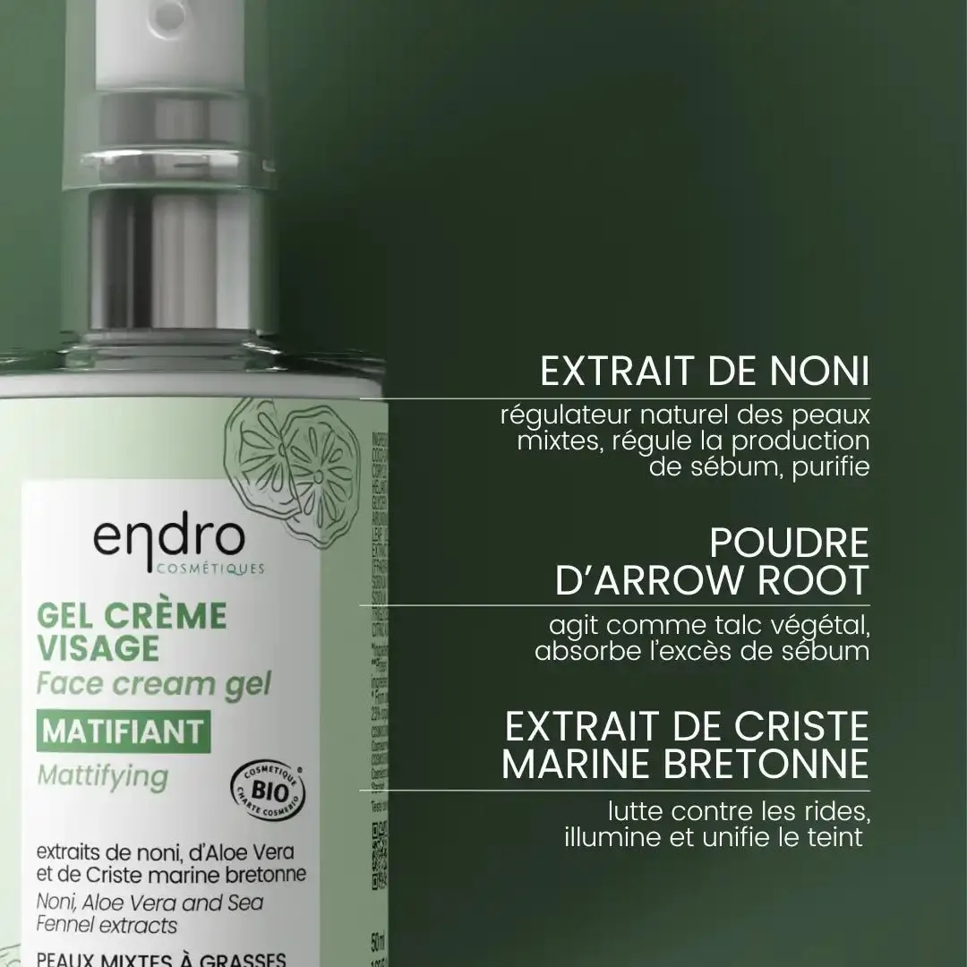 Endro Matifiant Gel-Creme Mischhaut 50 ml Bio