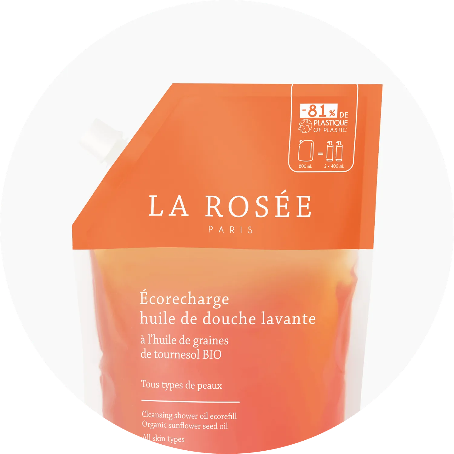La Rosée Huile de douche Duschöl Nachfüllung