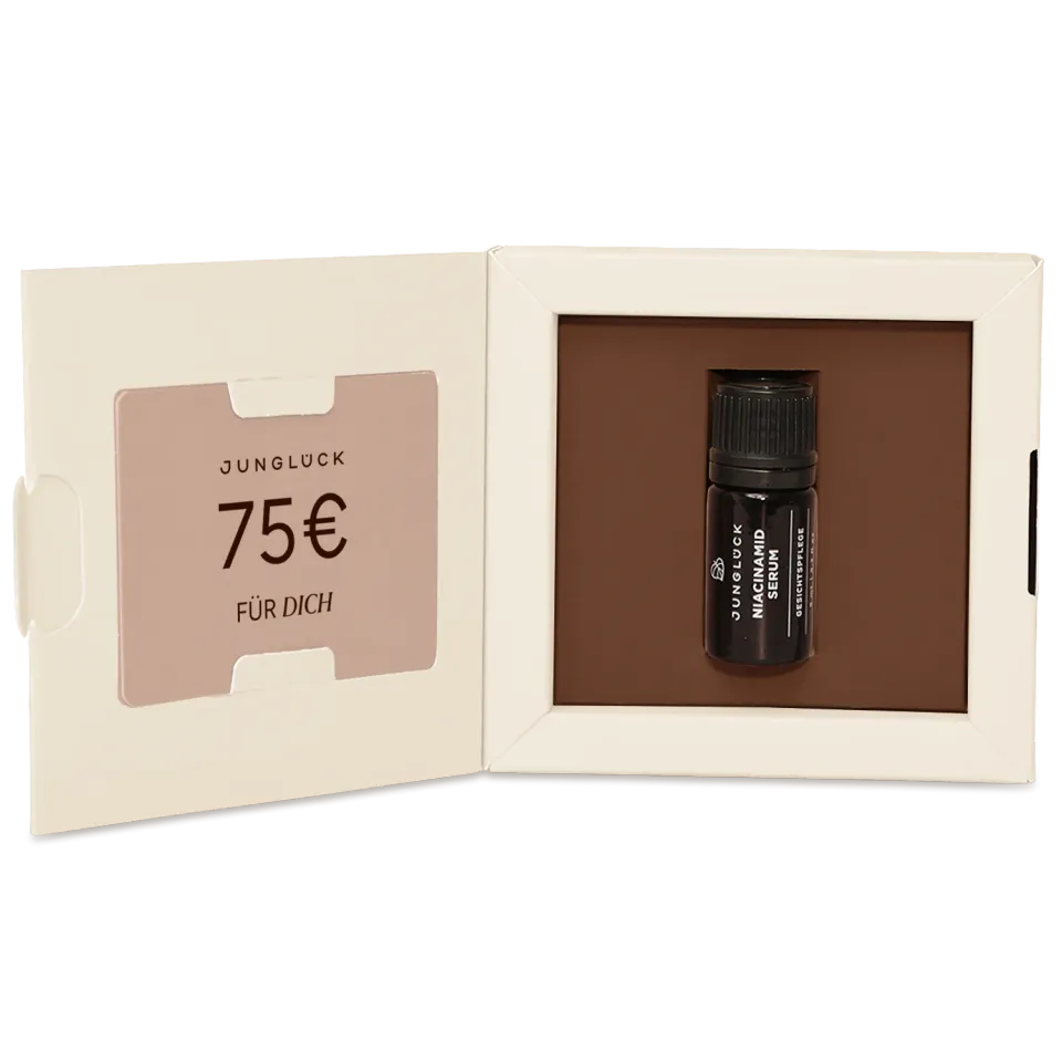 JUNGLÜCK Gutschein Box 75 € Geschenkgutschein Box