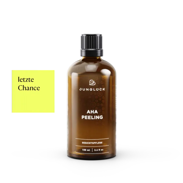 JUNGLÜCK AHA Peeling 100 ml für trockene Haut Fruchtsäure
