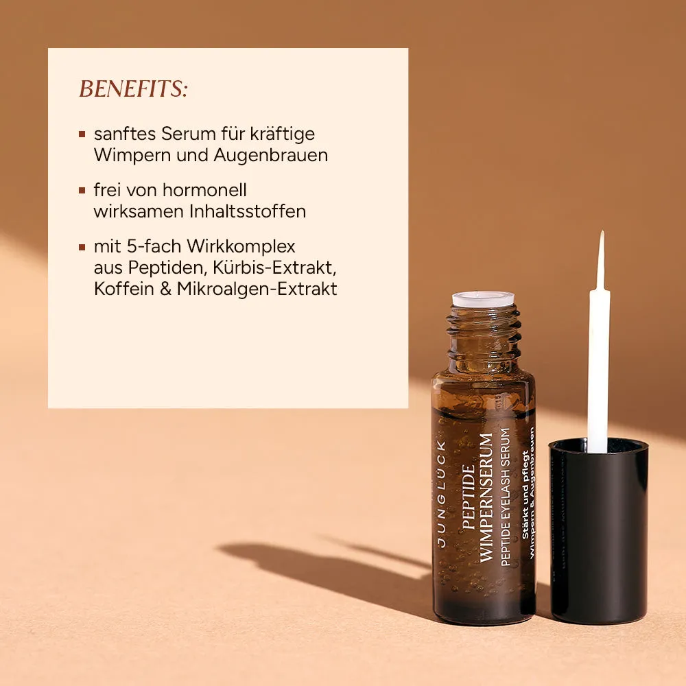 JUNGLÜCK Peptide Wimpernserum 4,5 ml für dichte Wimpern