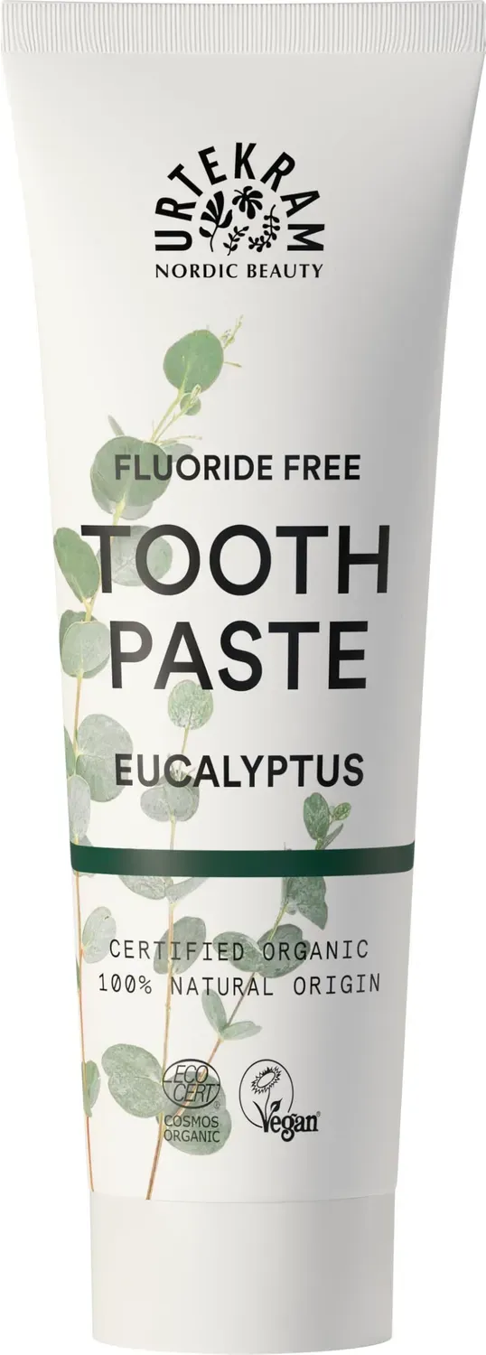Urtekram Eukalyptus Zahnpasta 75 ml fluoridfrei Minze