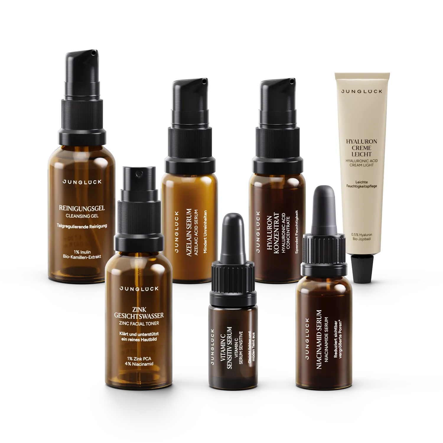 JUNGLÜCK Kennenlern Set Bestseller Gesichtspflegeset Set