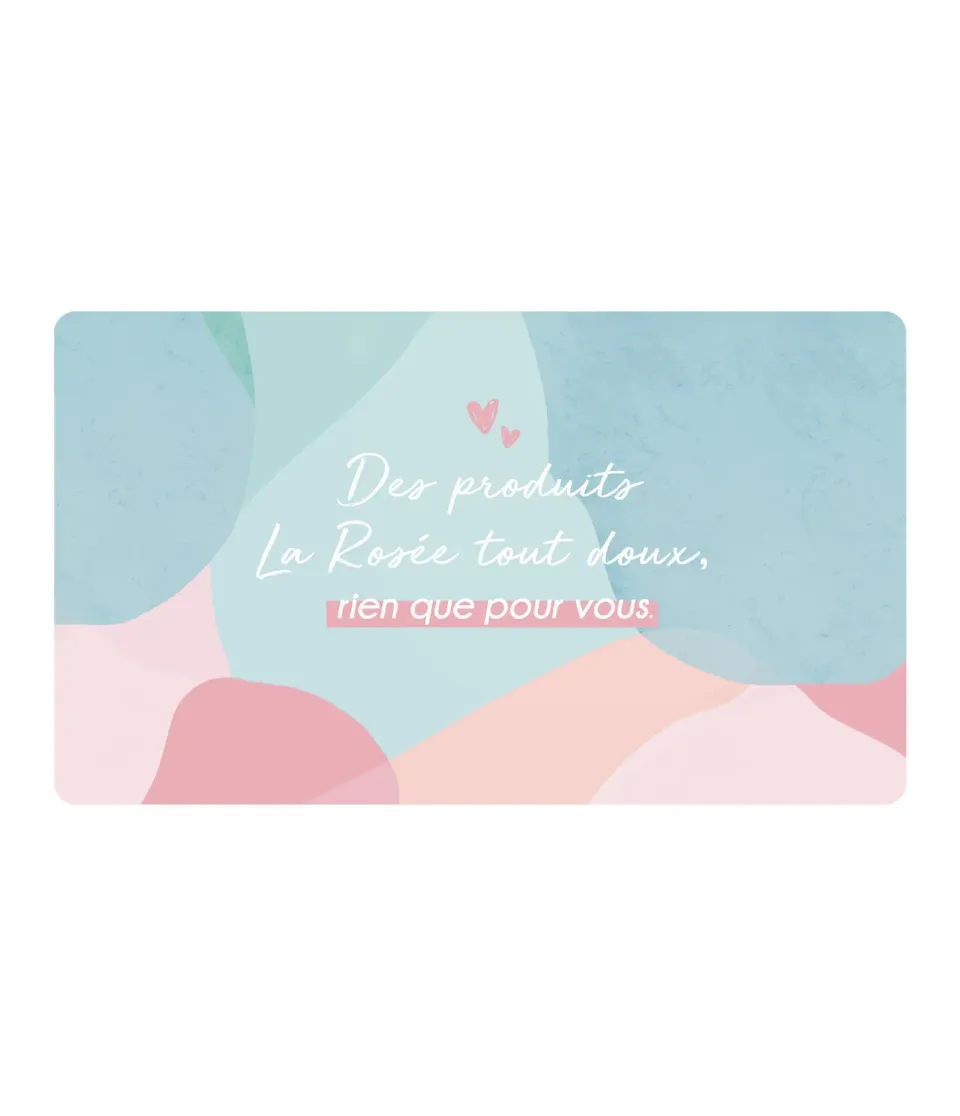 La Rosée Geschenkkarte E-Carte für Naturkosmetik
