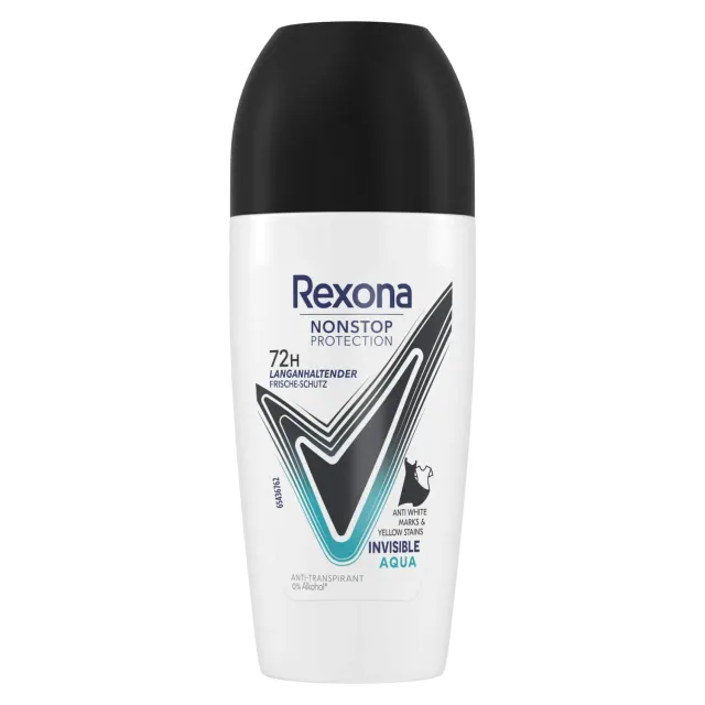 Rexona Nonstop Invisible Aqua Deo Roll-On 50 ml 72h